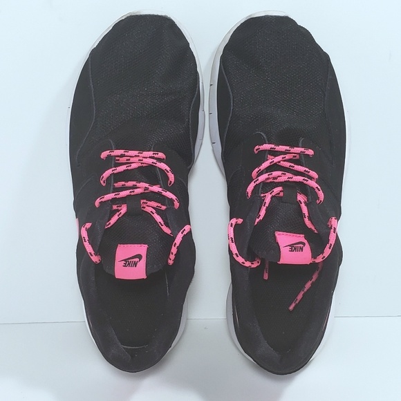 Nike Gaishi GS Running Shoe Black/Pink - Picture 5 of 7